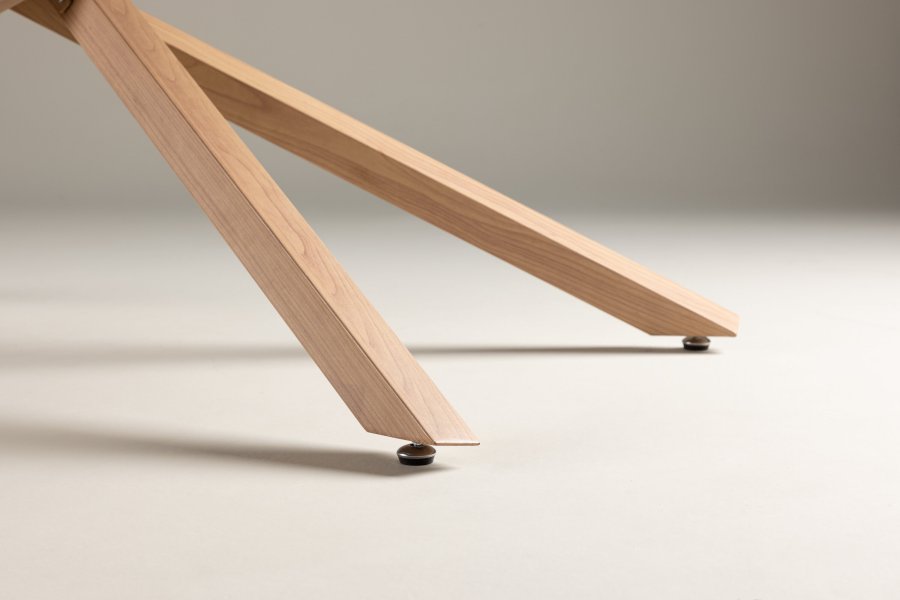 VENTURE DESIGN Piazza spisebord, rektangulr - mocca MDF og stl (90x180)