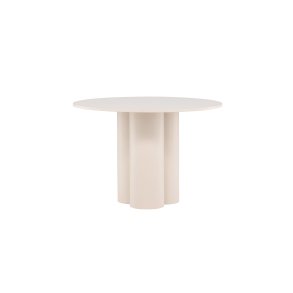 VENTURE DESIGN Olivia spisebord, rund - beige MDF (110)