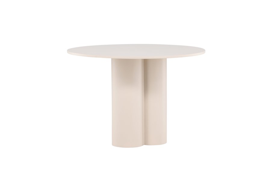 VENTURE DESIGN Olivia spisebord, rund - beige MDF (110)