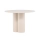 VENTURE DESIGN Olivia spisebord, rund - beige MDF (110)