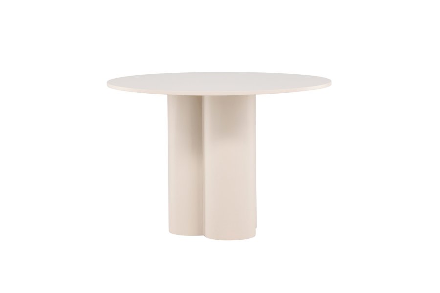 VENTURE DESIGN Olivia spisebord, rund - beige MDF (110)