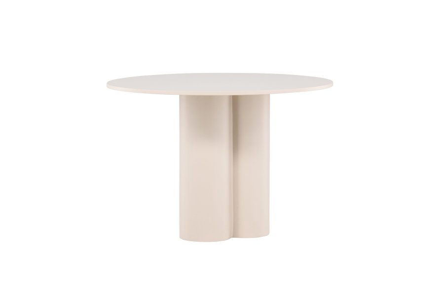 VENTURE DESIGN Olivia spisebord, rund - beige MDF (110)