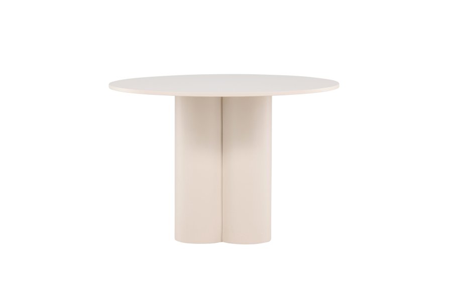 VENTURE DESIGN Olivia spisebord, rund - beige MDF (110)
