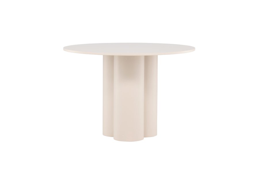 VENTURE DESIGN Olivia spisebord, rund - beige MDF (110)