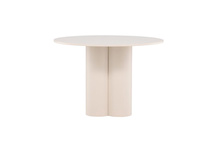 VENTURE DESIGN Olivia spisebord, rund - beige MDF (110)