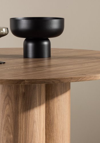VENTURE DESIGN Olivia spisebord, rund - brun MDF (110)