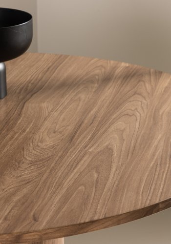 VENTURE DESIGN Olivia spisebord, rund - brun MDF (110)