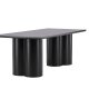 VENTURE DESIGN Olivia spisebord, rektangulr - sort 3D-papir MDF (100x210)