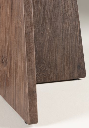 VENTURE DESIGN Bootcut spisebord, rund - mocca MDF (110)