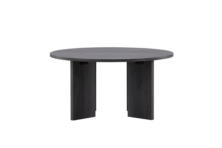 VIND COLLECTION Askerön sofabord, rund - sort MDF (80)