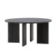 VIND COLLECTION Askerön sofabord, rund - sort MDF (80)