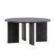 VIND COLLECTION Askerön sofabord, rund - sort MDF (80)