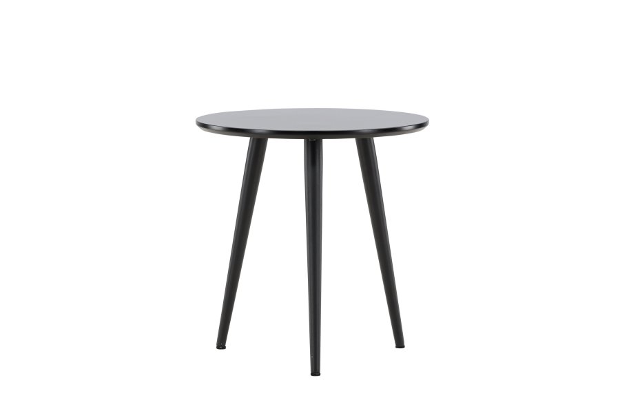 VIND COLLECTION Askim sidebord, rund - sort MDF og stl (48)