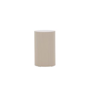 VENTURE DESIGN Lenox sidebord, rund - beige MDF (30,5)