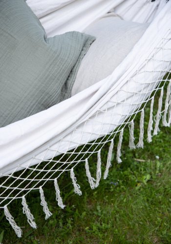 VENTURE DESIGN Banate hngekje - hvid stof