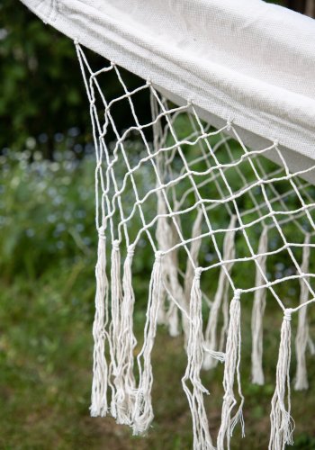 VENTURE DESIGN Banate hngekje - hvid stof