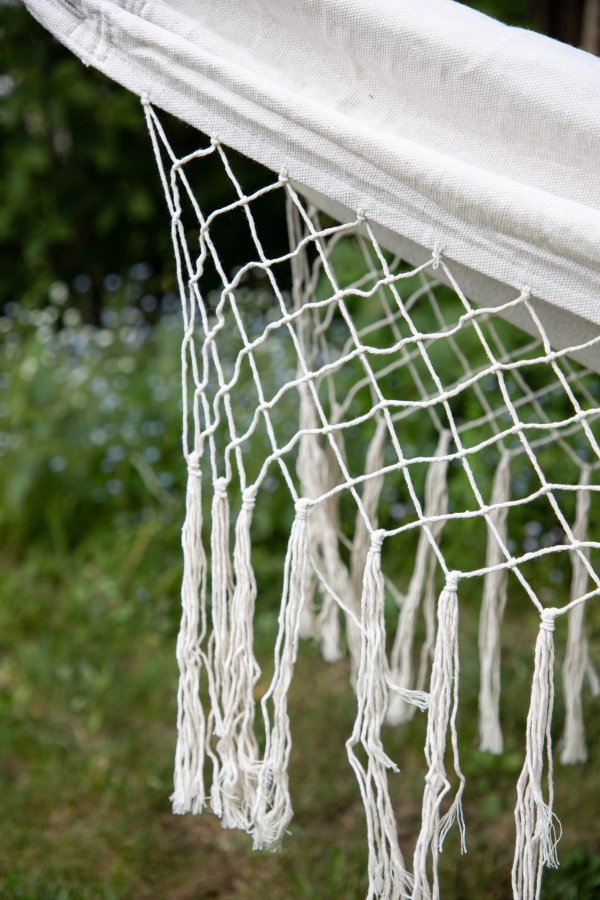 VENTURE DESIGN Banate hngekje - hvid stof