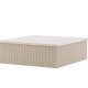 VENTURE DESIGN Lenox sofabord, kvadratisk - beige MDF (90x90)