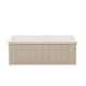 VENTURE DESIGN Lenox sofabord, kvadratisk - beige MDF (90x90)
