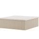 VENTURE DESIGN Lenox sofabord, kvadratisk - beige MDF (90x90)