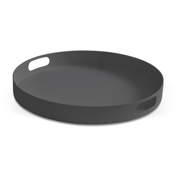 Dia bakke, m. hndtag, rund - antracitgr aluminium (45,5)