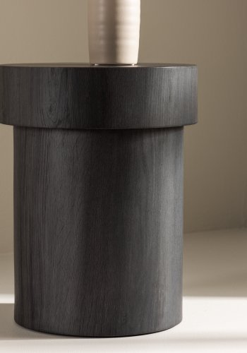 VIND COLLECTION Malung sidebord, rund - sort MDF (35)