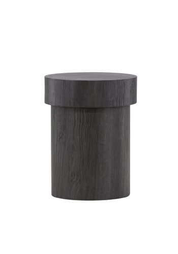 VIND COLLECTION Malung sidebord, rund - sort MDF (35)