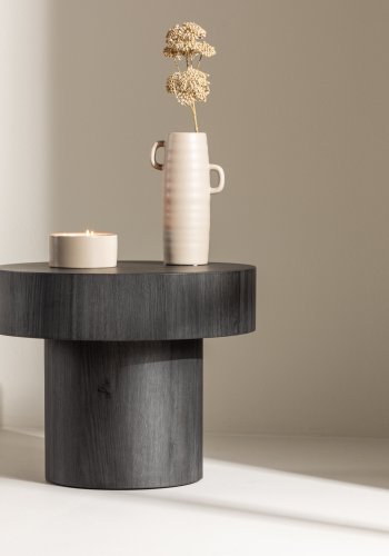 VIND COLLECTION Malung sidebord, rund - sort MDF (50)