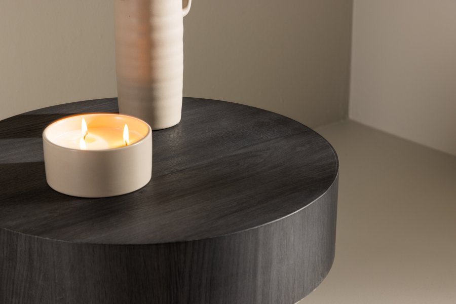 VIND COLLECTION Malung sidebord, rund - sort MDF (50)