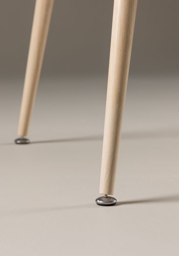 VENTURE DESIGN Plaza sofabord, rektangulr - hvidvasket MDF og stl (70x120)