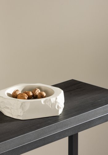 VENTURE DESIGN Rise sidebord, rektangulr - sort MDF og stl (30x110)