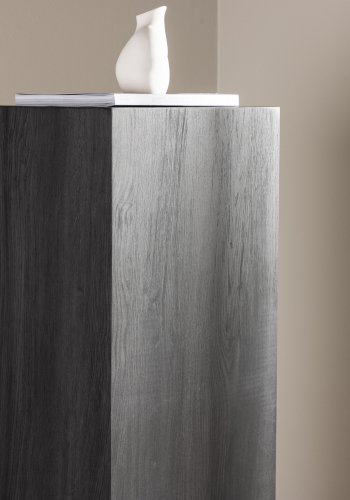 VIND COLLECTION Ramsvik sidebord, kvadratisk - sort MDF (40x40)