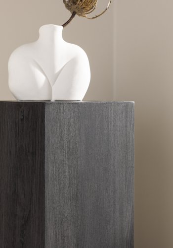 VIND COLLECTION Ramsvik sidebord, kvadratisk - sort MDF (23x23)