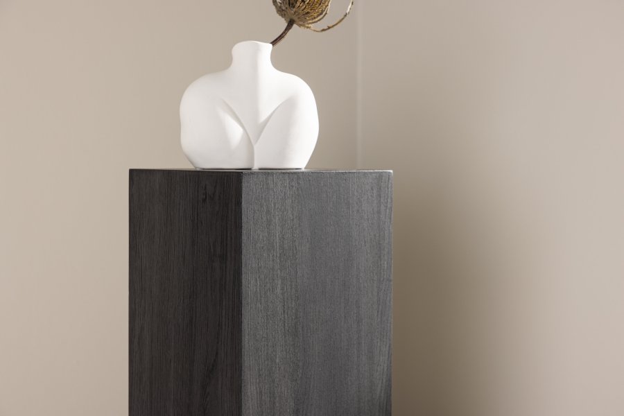 VIND COLLECTION Ramsvik sidebord, kvadratisk - sort MDF (23x23)