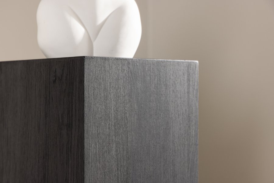 VIND COLLECTION Ramsvik sidebord, kvadratisk - sort MDF (23x23)