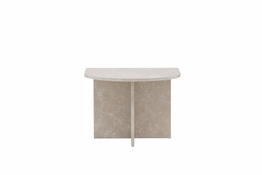 VENTURE DESIGN Sala sofabord - beige marmorlook MDF (60x60) 40x40) (st med 2)