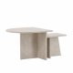 VENTURE DESIGN Sala sofabord - beige marmorlook MDF (60x60) 40x40) (st med 2)