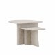 VENTURE DESIGN Sala sofabord - beige marmorlook MDF (60x60) 40x40) (st med 2)
