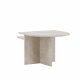 VENTURE DESIGN Sala sofabord - beige marmorlook MDF (60x60) 40x40) (st med 2)