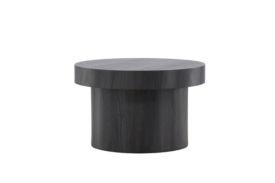 VENTURE DESIGN Malung sofabord, rund - sort MDF (80)