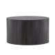 VENTURE DESIGN York sofabord, rund - sort MDF - (80)