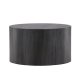 VENTURE DESIGN York sofabord, rund - sort MDF - (80)