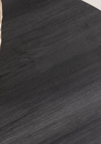 VENTURE DESIGN York sofabord, rund - sort MDF - (80)