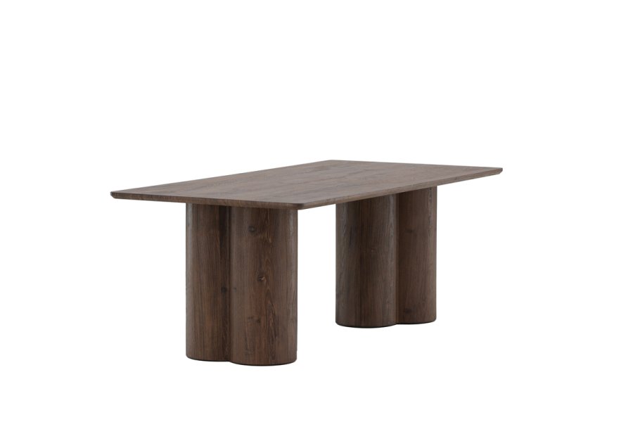 VENTURE DESIGN Olivia sofabord, rektangulr - mocca 3D-papir MDF (60x120)