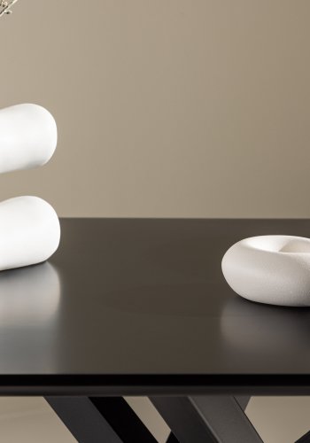 VENTURE DESIGN Piazza sofabord, rektangulr - sort MDF (60x100)