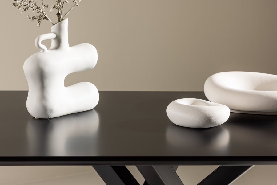 VENTURE DESIGN Piazza sofabord, rektangulr - sort MDF (60x100)