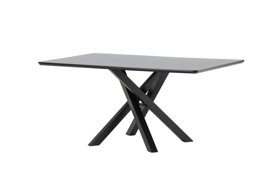 VENTURE DESIGN Piazza sofabord, rektangulr - sort MDF (60x100)