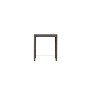VENTURE DESIGN Alo udendrs barbord, rektangulr - glas, gr polyrattan og stl (100x60)