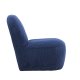 VENTURE DESIGN Mahla loungestol - marinebl polyester fljl og plastik