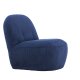 VENTURE DESIGN Mahla loungestol - marinebl polyester fljl og plastik